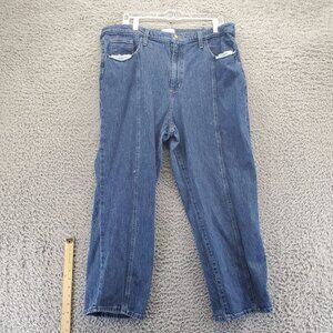 Universal Threads Jeans Womens 18 Blue Vintage Straight Classic Casual Denim Pan
